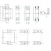 110 mm x 150 mm x 20 mm  SKF S71922 ACB/P4A الاتصال الكرات الزاوي