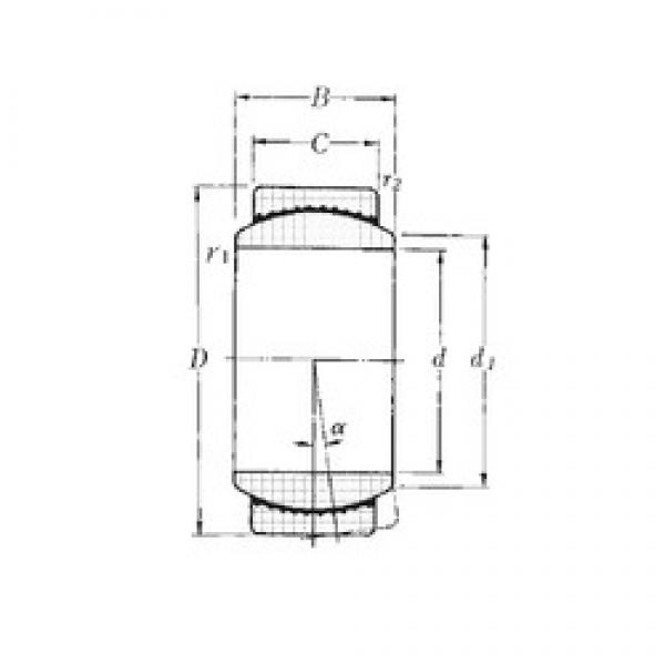 50 mm x 80 mm x 42 mm  NTN SAR4-50 محامل عادي #1 image