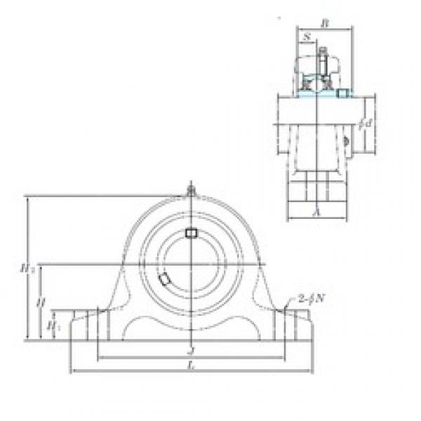 KOYO UCIP208-25 تحمل وحدات #1 image