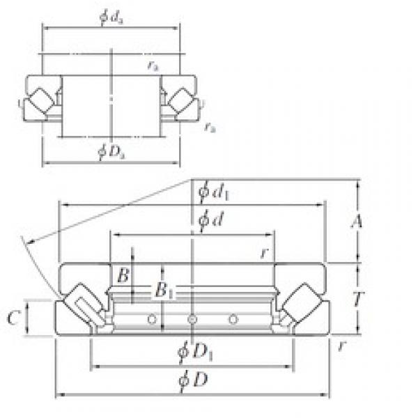 200 mm x 280 mm x 15 mm  KOYO 29240 المحامل الدوارة الاتجاه #1 image