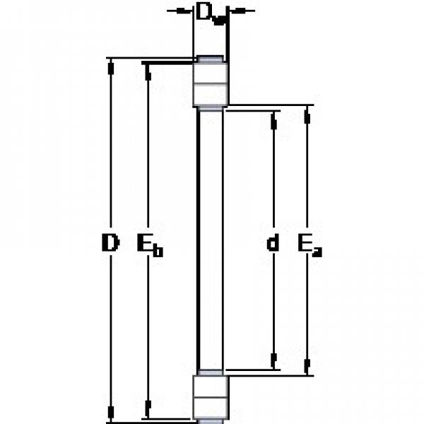 SKF K 89307 TN المحامل الدوارة الاتجاه #1 image