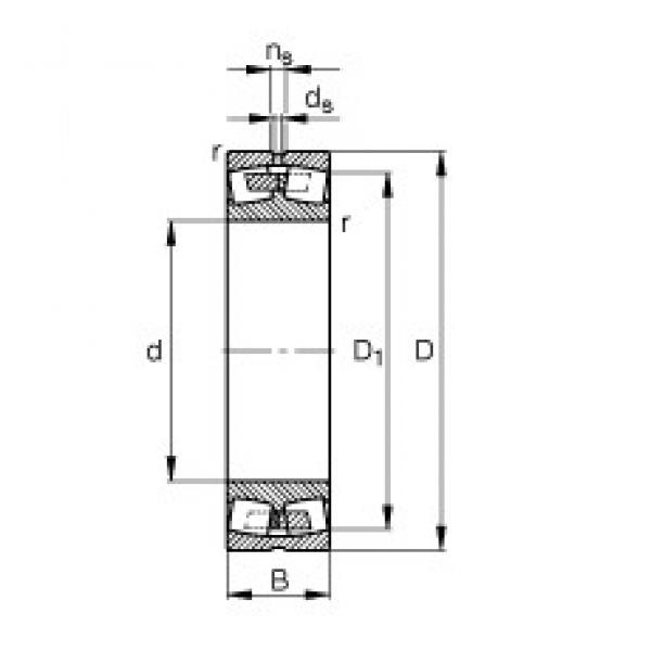 440 mm x 650 mm x 157 mm  FAG 23088-MB محامل كروية #1 image