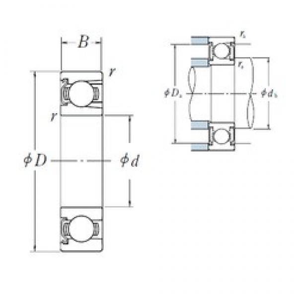 65 mm x 120 mm x 23 mm  NSK BL 213 Z الكرات الأخدود العميق #1 image