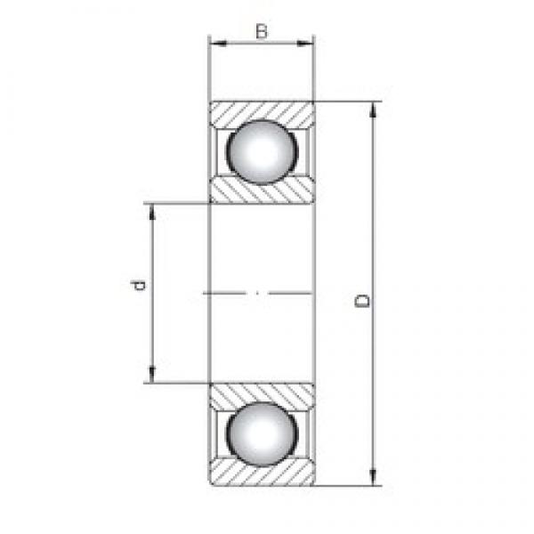 150 mm x 270 mm x 45 mm  ISO 6230 الكرات الأخدود العميق #1 image