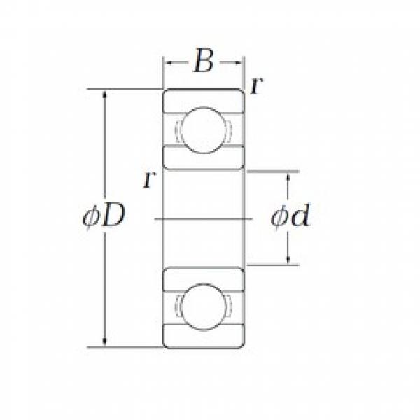 6,35 mm x 15,875 mm x 4,978 mm  KOYO EE11/2 الكرات الأخدود العميق #1 image