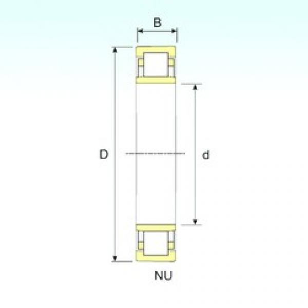 25 mm x 52 mm x 15 mm  ISB NU 205 محامل أسطوانية #1 image