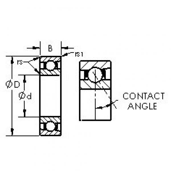 AST 7240C الاتصال الكرات الزاوي #1 image