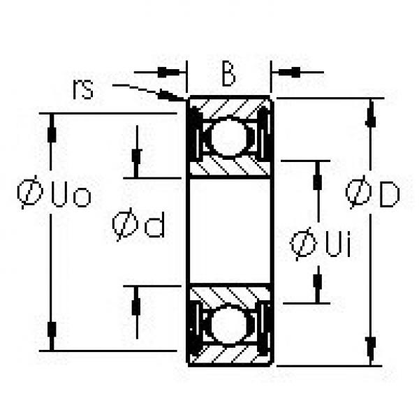 AST SMR105ZZ الكرات الأخدود العميق #1 image