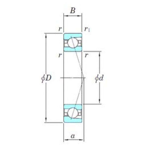 150 mm x 225 mm x 35 mm  KOYO 3NCHAC030C الاتصال الكرات الزاوي #1 image