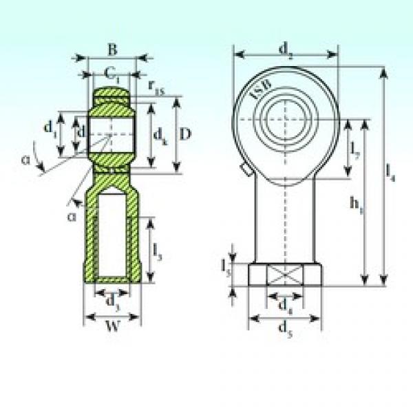 10 mm x 22 mm x 14 mm  ISB TSF 10.1 محامل عادي #1 image