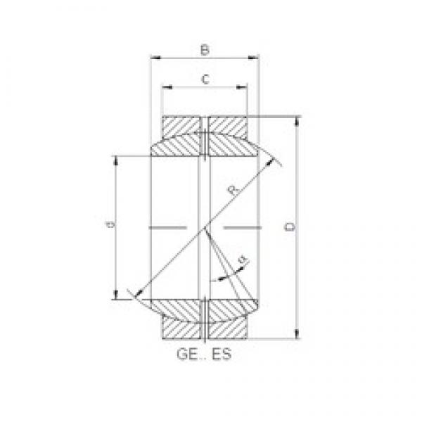 160 mm x 230 mm x 105 mm  ISO GE 160 ES محامل عادي #1 image