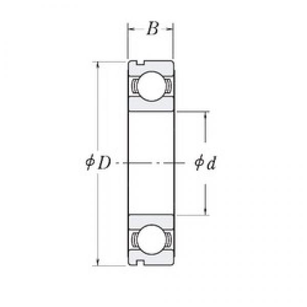 38,1 mm x 82,55 mm x 19,05 mm  RHP LJ1.1/2-N الكرات الأخدود العميق #1 image