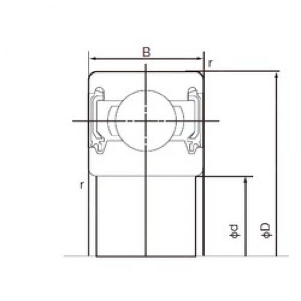 15 mm x 32 mm x 9 mm  NACHI 6002-2NKE الكرات الأخدود العميق #1 image