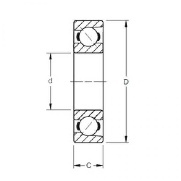 100 mm x 265 mm x 60 mm  Timken 7420PW الاتصال الكرات الزاوي #1 image