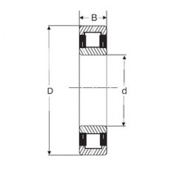 90 mm x 160 mm x 30 mm  SIGMA NU 218 محامل أسطوانية #1 image