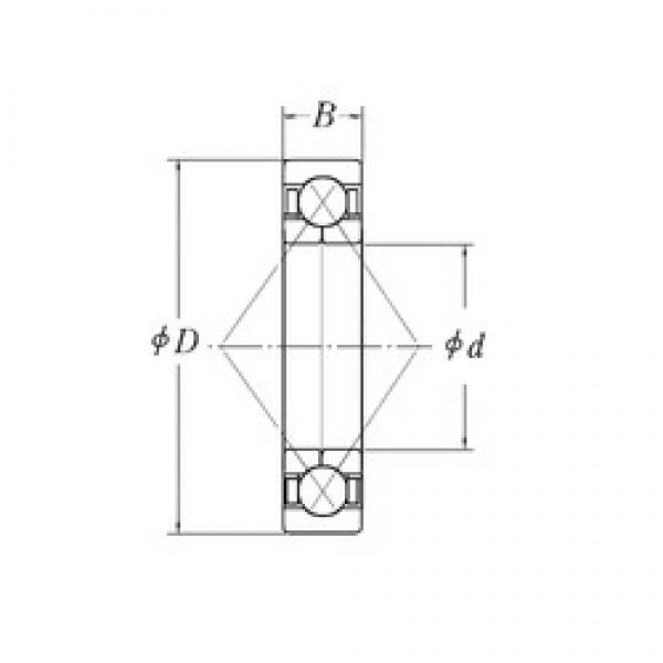 25,4 mm x 57,15 mm x 15,875 mm  RHP QJL1 الاتصال الكرات الزاوي #1 image