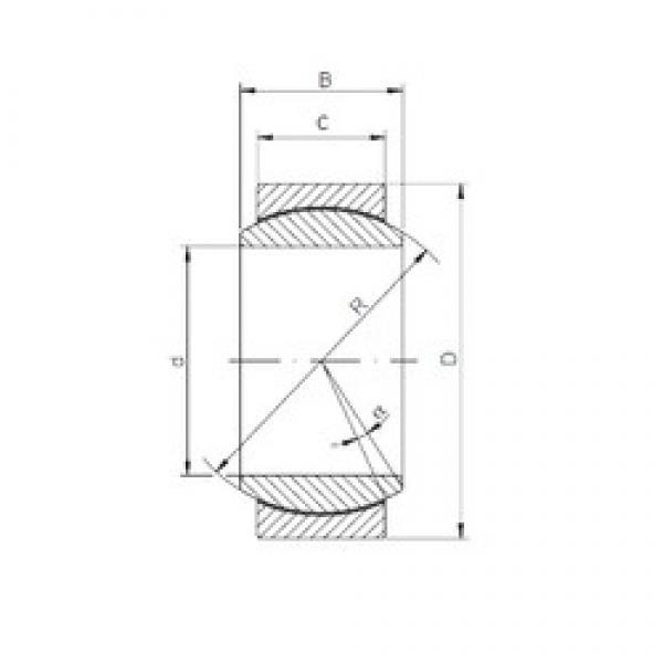 100 mm x 150 mm x 70 mm  ISO GE100UK-2RS محامل عادي #1 image