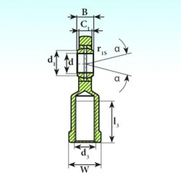 25 mm x 42 mm x 20 mm  ISB SI 25 ES محامل عادي #1 image