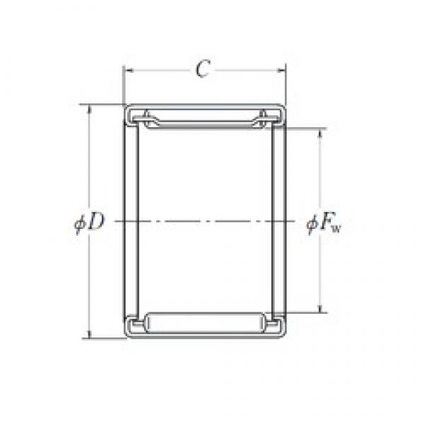 NSK FJ-1512 محامل إبرة الأسطوانة #1 image