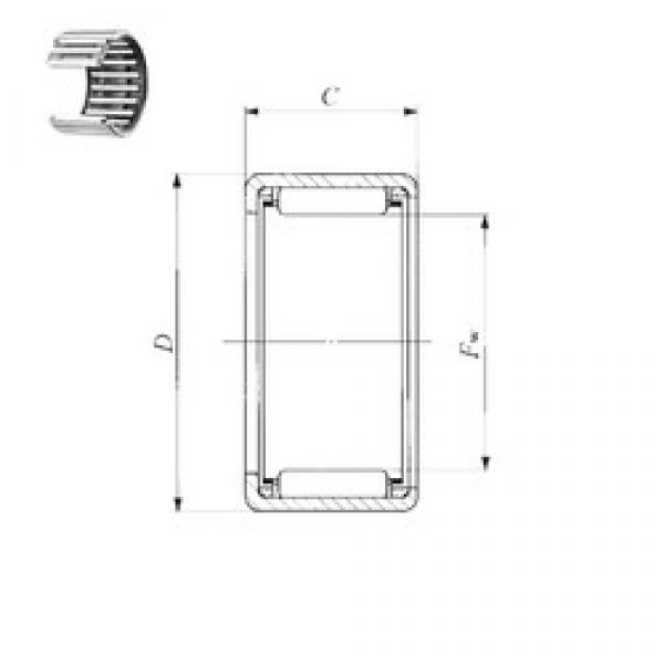 IKO BHA 1016 Z محامل إبرة الأسطوانة #1 image