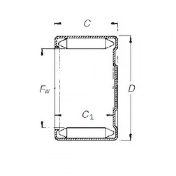 Timken DLF 12 12 محامل إبرة الأسطوانة #1 image