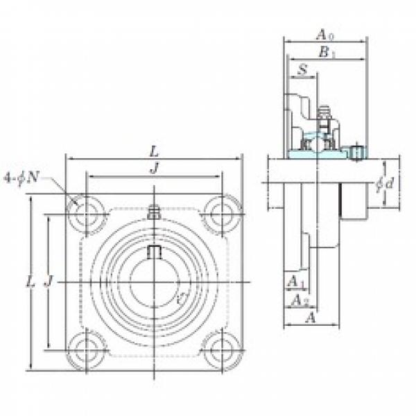 KOYO NANF210-32 تحمل وحدات #1 image