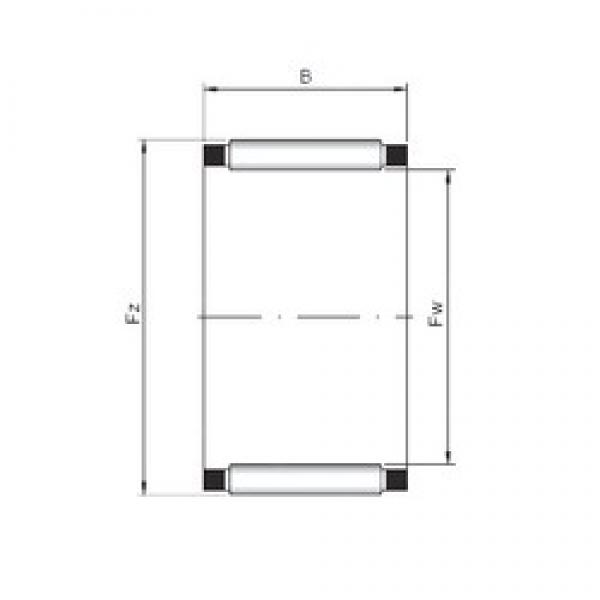 ISO K21x25x17 محامل إبرة الأسطوانة #1 image