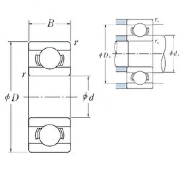 1,191 mm x 3,967 mm x 1,588 mm  ISO R0 الكرات الأخدود العميق #1 image