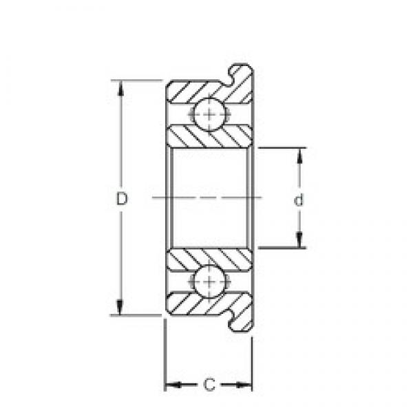 5 mm x 11 mm x 3 mm  ZEN F685 الكرات الأخدود العميق #1 image