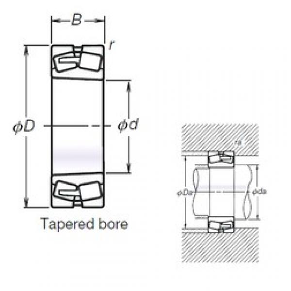 110 mm x 170 mm x 45 mm  NSK TL23022CDKE4 محامل كروية #1 image