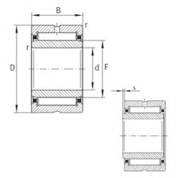 100 mm x 130 mm x 30 mm  INA NKI100/30-XL محامل إبرة الأسطوانة #1 image