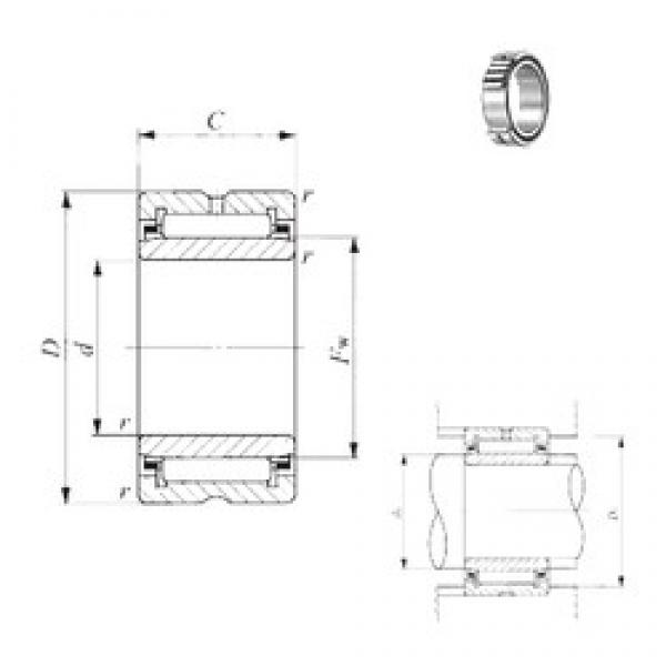 190 mm x 240 mm x 50 mm  IKO NA 4838 محامل إبرة الأسطوانة #1 image