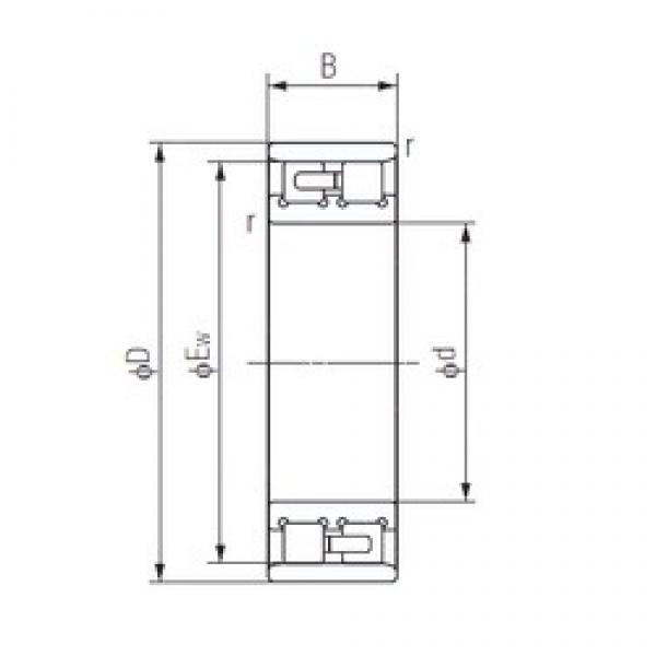 260 mm x 400 mm x 104 mm  NACHI NN3052 محامل أسطوانية #1 image