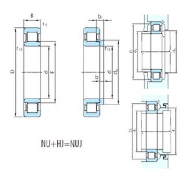 300 mm x 460 mm x 74 mm  PSL NUJ1060 محامل أسطوانية #1 image