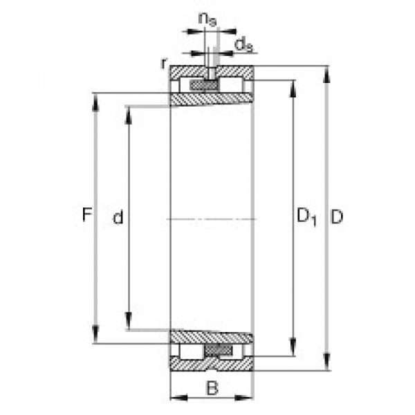 360 mm x 480 mm x 118 mm  FAG NNU4972-S-K-M-SP محامل أسطوانية #1 image