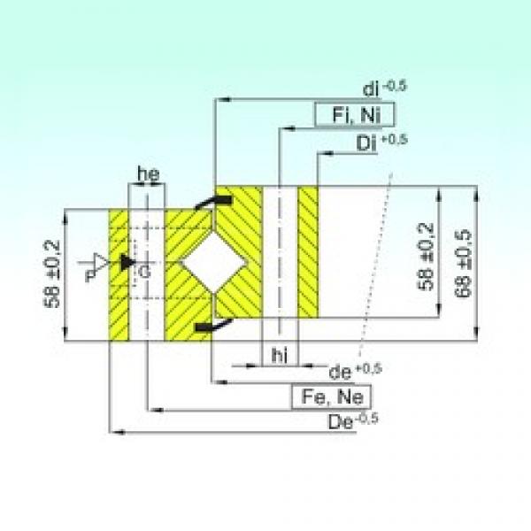 ISB NR1.16.1204.400-1PPN المحامل الدوارة الاتجاه #1 image