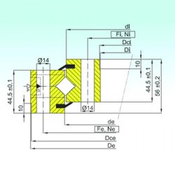 ISB NR1.14.0644.200-1PPN المحامل الدوارة الاتجاه #1 image