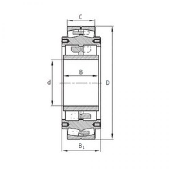 320 mm x 820 mm x 273 mm  FAG Z-531164.04.DRGL محامل كروية #1 image