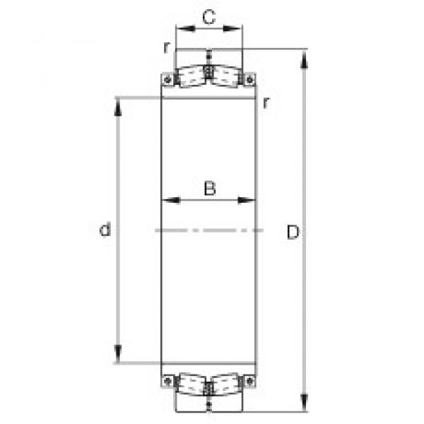 470 mm x 720 mm x 260 mm  FAG 230SM470-MA محامل كروية #1 image