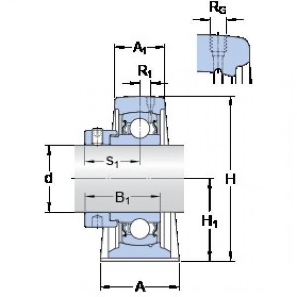 SKF SYF 45 FM تحمل وحدات #1 image