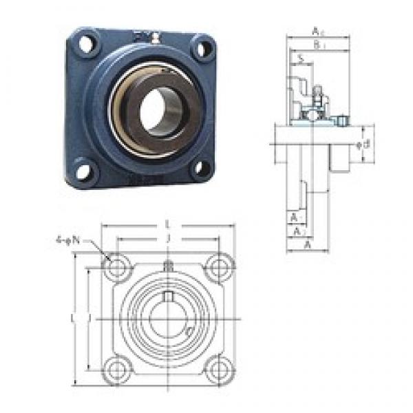 FYH NANF206-20 تحمل وحدات #1 image