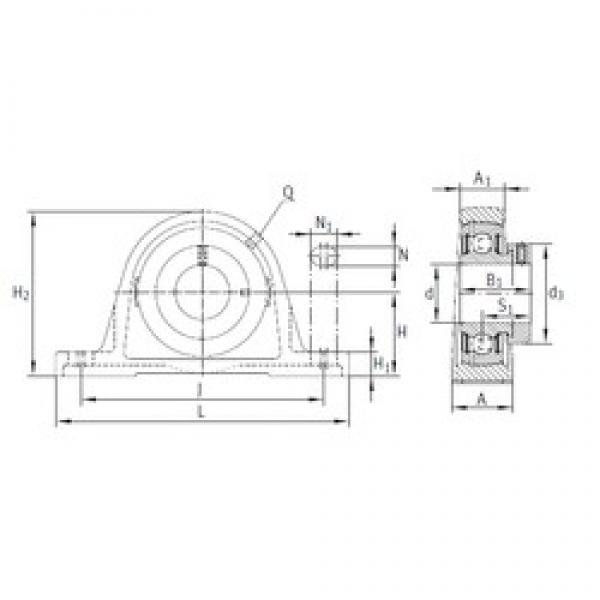 INA PASE35-N-FA125 تحمل وحدات #1 image