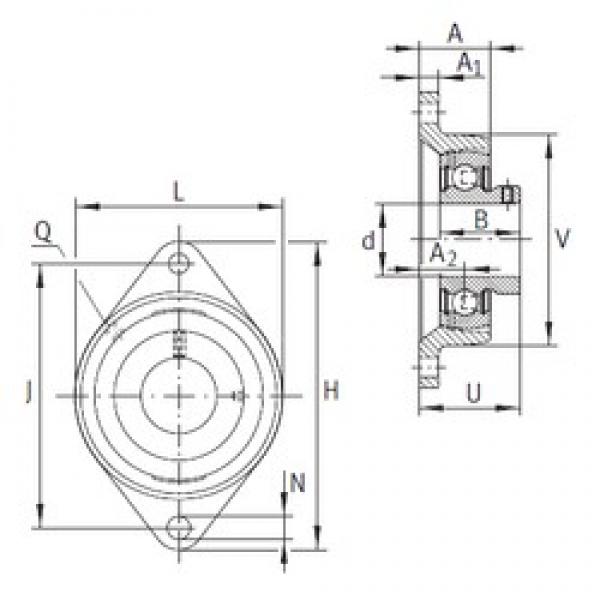 INA PCJTY60-N تحمل وحدات #1 image