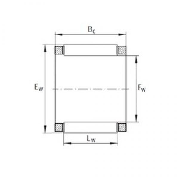 INA KBK 10x13x14,5 محامل إبرة الأسطوانة #1 image