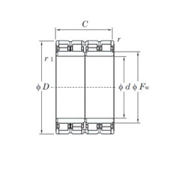 400 mm x 560 mm x 410 mm  KOYO 80FC56410 محامل أسطوانية #1 image