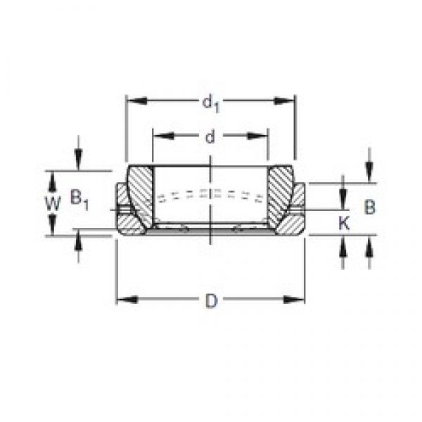 Timken 22SBT36 محامل عادي #1 image