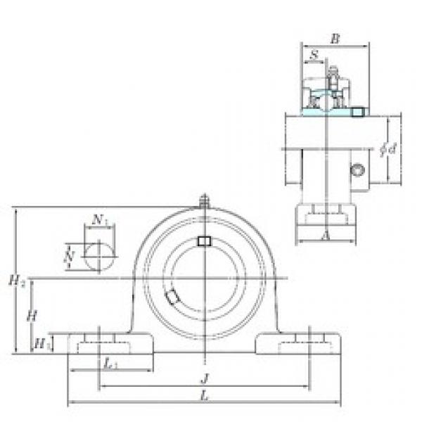 KOYO UCSP204H1S6 تحمل وحدات #1 image