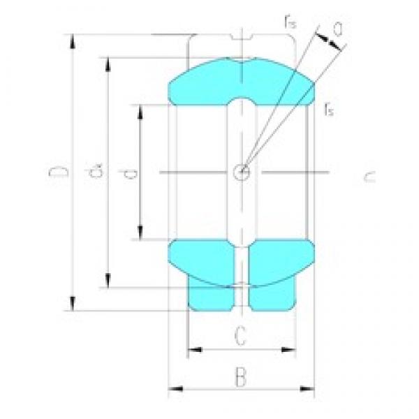 110 mm x 180 mm x 100 mm  LS GEG110ES-2RS محامل عادي #1 image