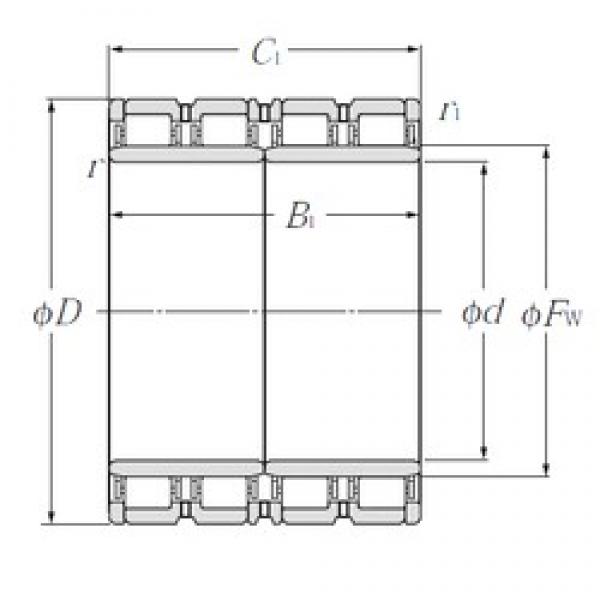 380 mm x 520 mm x 300 mm  NTN E-4R7607 محامل أسطوانية #1 image