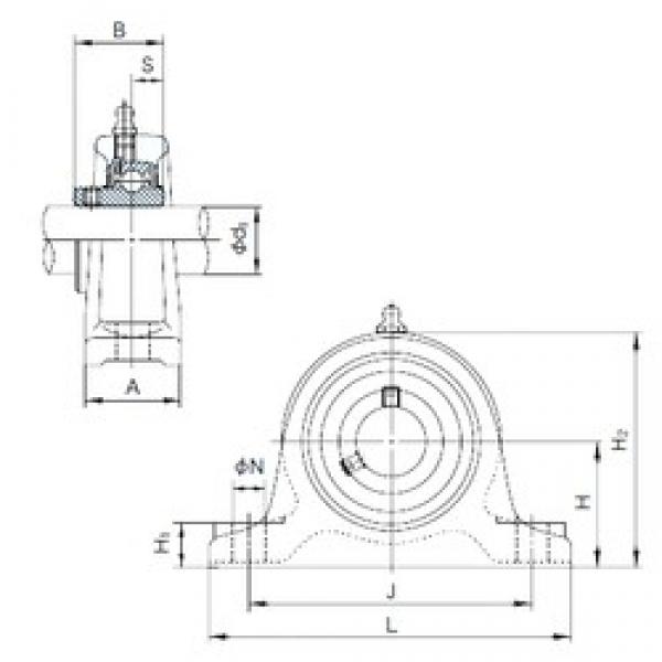 NACHI UCIP316 تحمل وحدات #1 image